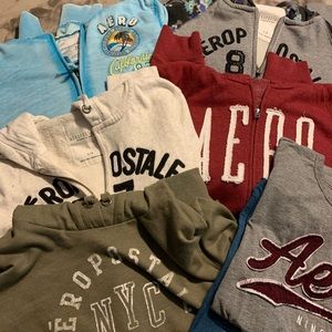 Lot of Aeropostale hoodies and tees